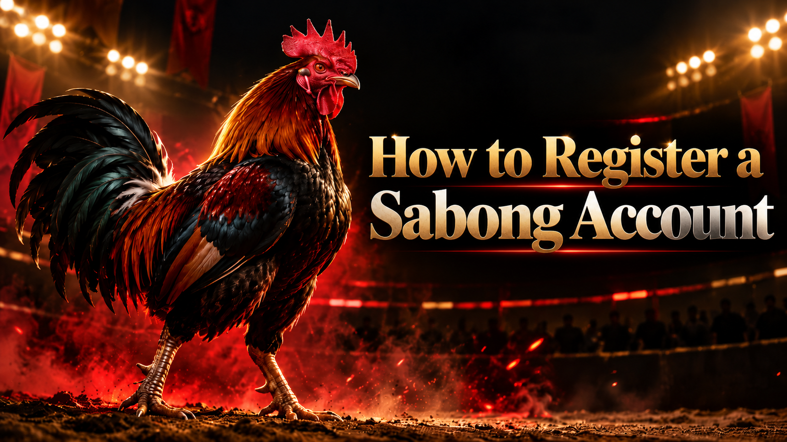 SABONG WORLD WAR: Player Registration: From Sign-Up to Your First Login